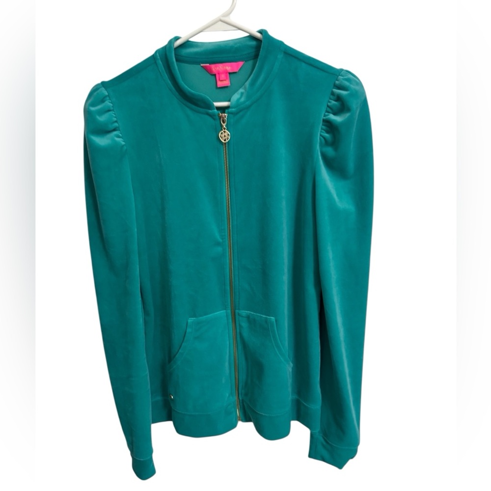 NWOT Size S Lilly Pulitzer Teal Women's Jacket